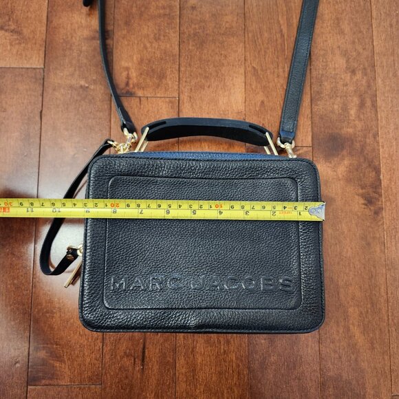 Marc Jacobs The Box bag in black leather - Picture 4 of 13